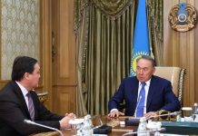Нурсултан Назарбаев принял главу КТЖ Аскара Мамина Нурсултан Назарбаев принял главу КТЖ Аскара Мамина