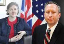 Послы Великобритании и США посоревновались в произношении на казахском языке, поздравляя с Днём столицы Послы Великобритании и США посоревновались в произношении на казахском языке