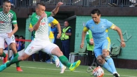 «Жальгирис» и «Астана» в первом тайме голов не забили «Жальгирис» и «Астана» в первом тайме голов не забили