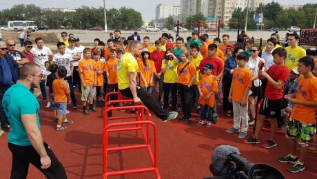 НОК РК открыл спорт площадки в Актобе