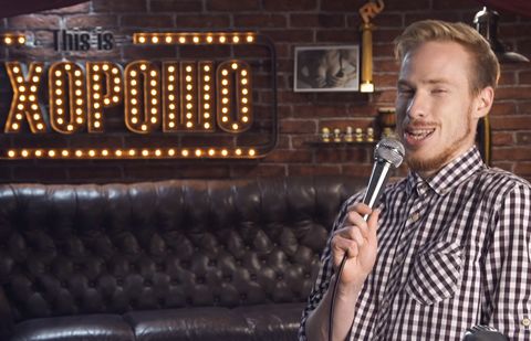 Алматинцев на «плавающем» кабриолете высмеял ведущий «This is хорошо» Стас Давыдов Алматинцев на "плавающем" кабриолете высмеял ведущий "This is хорошо" Стас Давыдов