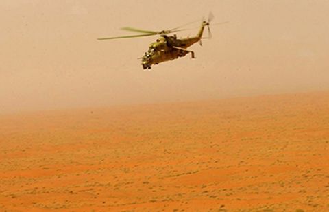 Видео крушения вертолёта с российскими летчиками появилось в сети Видео крушения вертолёта с российскими летчиками появилось в сети