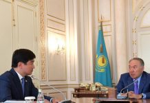 Нурсултан Назарбаев встретился c Бауыржаном Байбеком в Алматы Нурсултан Назарбаев встретился c Бауыржаном Байбеком в Алматы