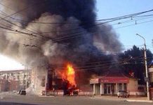 Toyota Hilux подпалила автозаправочную станцию КМГ в Жанаозене Toyota Hilux подпалила автозаправочную станцию КМГ в Жанаозене