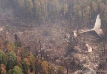 Опубликовано видео с места крушения российского самолёта МЧС Опубликовано видео с места крушения российского самолёта МЧС