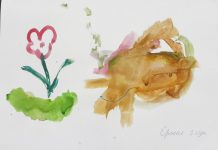 Алматинские полицейские увидели себя в рисунках своих детей