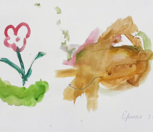 Алматинские полицейские увидели себя в рисунках своих детей