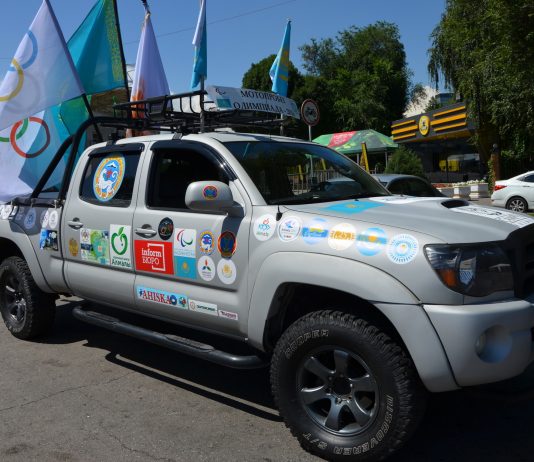 В Алматы стартовал мотопробег в поддержку олимпийской сборной