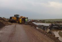 В Акмолинской области размыта автотрасса Астана-Павлодар, подтоплены дома В Акмолинской области размыта автотрасса Астана-Павлодар