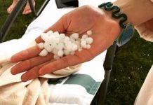 На Алматы обрушился крупный град, а Астану вновь затопило На Алматы обрушился крупный град