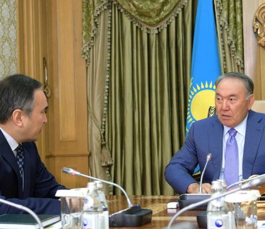 Назарбаев встретился с главой МСХ РК Мырзахметовым Назарбаев встретился с главой МСХ РК Мырзахметовым