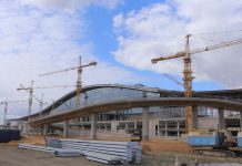 Большая часть работ по строительству нового вокзала Астаны завершена Большая часть работ по строительству нового вокзала Астаны завершена