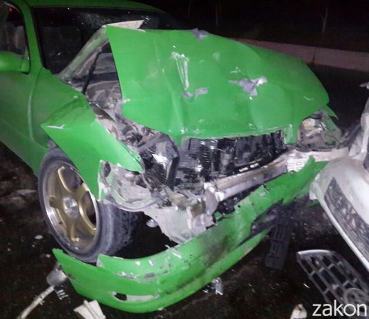 В Капчагае разворот Toyota Highlander завершился ДТП